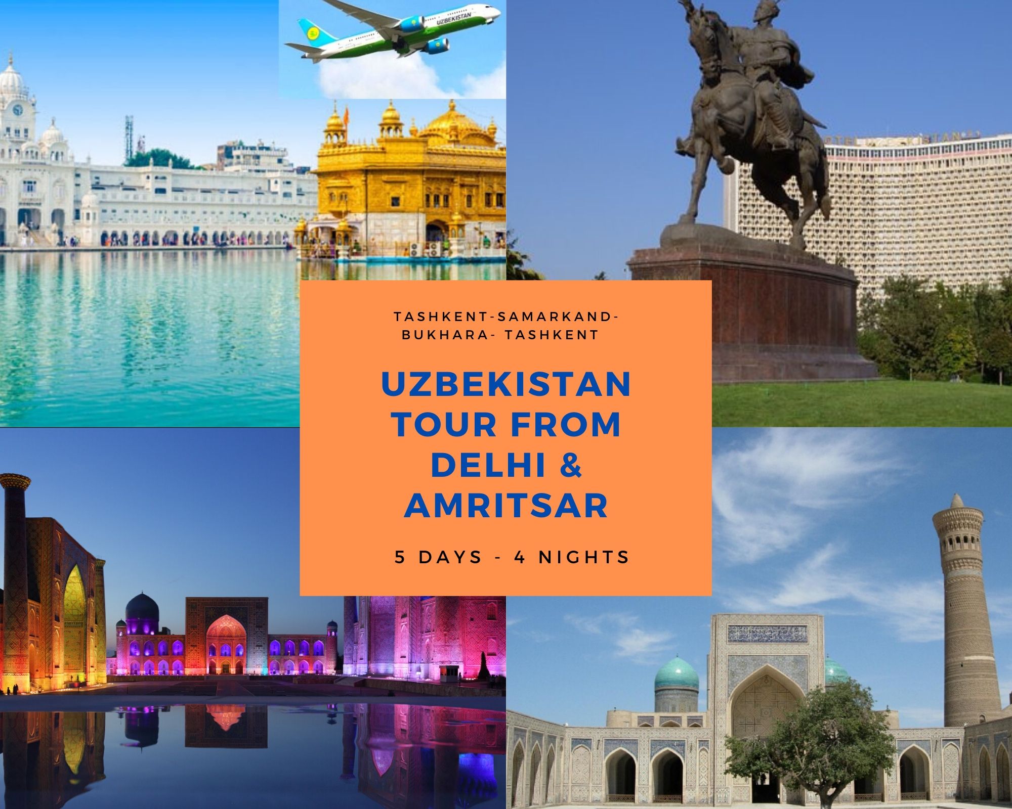 uzbekistan trip cost from india